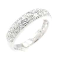 K18WG ダイヤモンド リング 0.79CT