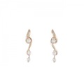 K18PG ダイヤモンド ピアス 0.30CT