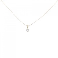 K18YG ソリティア ダイヤモンド ネックレス 0.21CT