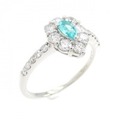 PT パライバトルマリン リング 0.153CT