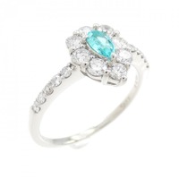 PT パライバトルマリン リング 0.153CT