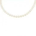 シルバークラスプ アコヤパール ネックレス 6.5-7.0mm