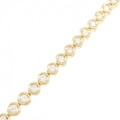 K18YG ダイヤモンド ブレスレット 2.08CT
