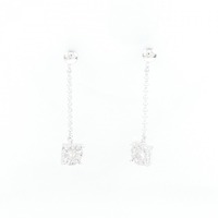 K18WG ダイヤモンド ピアス 0.20CT