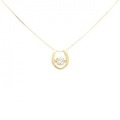 K18YG ダイヤモンド ネックレス 0.30CT