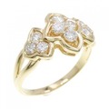 K18YG ダイヤモンド リング 0.72CT