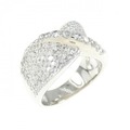 PT パヴェ ダイヤモンド リング 1.315CT