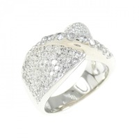 PT パヴェ ダイヤモンド リング 1.315CT