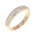 K18PG ダイヤモンド リング 0.50CT