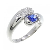 PT サファイヤ リング 0.37CT