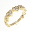 K18YG ハート ダイヤモンド リング 0.31CT