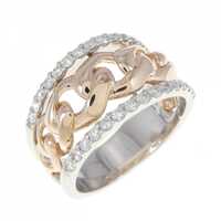 PT/K18PG ダイヤモンド リング 0.54CT