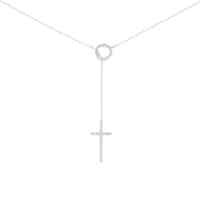 PT クロス ダイヤモンド ネックレス 0.31CT