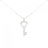 PT ハート×キー ダイヤモンド ネックレス 0.52CT