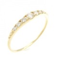 【リメイク】K18YG ダイヤモンド リング 0.15CT