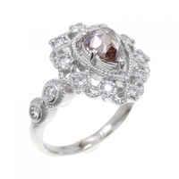 K18WG ダイヤモンド リング 0.72CT