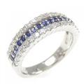 PT サファイヤ リング 0.26CT
