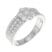 750WG ダイヤモンド リング 1.22CT