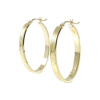 750YG フープ ピアス