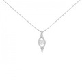 K18WG ダイヤモンド ネックレス 0.329CT