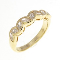 K18YG ダイヤモンド リング 0.41CT