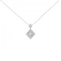 K18WG ダイヤモンド ネックレス 0.17CT