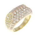K18YG/K18PG ダイヤモンド リング 2.00CT
