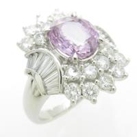 PT ピンクサファイヤリング