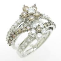 ポンテヴェキオ フラワー ダイヤモンドリング