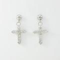 PT クロス ダイヤモンドピアス30％引き