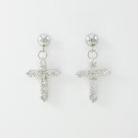 PT クロス ダイヤモンドピアス30％引き