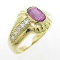 750YG／750WG トルマリンリング