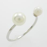 【新品】K18WG タンスイパールリング30％引き