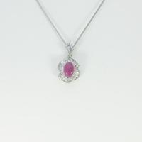 PT ピンクサファイヤネックレス20％引き
