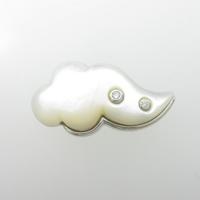 タサキ クモ シェル ブローチ