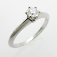 ティファニー クラッシックソリティア リング 0．19ct・D・VVS110％引き