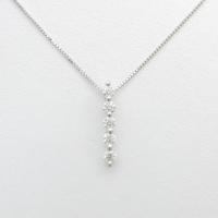 K18WG ダイヤモンドネックレス