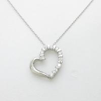 PT ハート ダイヤモンドネックレス