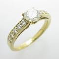 K18YG ダイヤモンドリング 0．543ct・K・SI1・VERYGOOD
