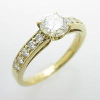 K18YG ダイヤモンドリング 0．543ct・K・SI1・VERYGOOD