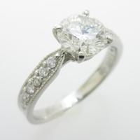 プラチナダイヤモンドリング 1．015ct・H・SI2・3EXT20％引き