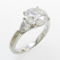 プラチナダイヤモンドリング 2．052ct・E・SI2・EXT