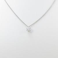 【リメイク】プラチナダイヤモンドネックレス 0．280ct・D・SI2・GOOD