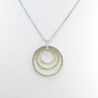 K18WG／K18YG ダイヤモンドネックレス20％引き