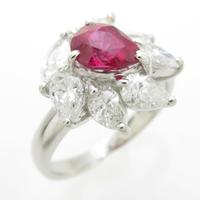 PT フラワー ルビーリング20％引き