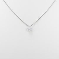 【リメイク】プラチナダイヤモンドネックレス 0．255ct・F・VS1・EXT20％引き