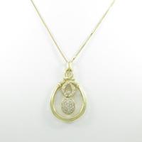 K18YG ダイヤモンドネックレス