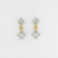 PT／K18YG ダイヤモンドピアス20％引き