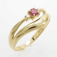 K18YG ルビーリング5％引き