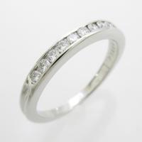 ティファニー ハーフサークル チャネルセッティング リング10％引き